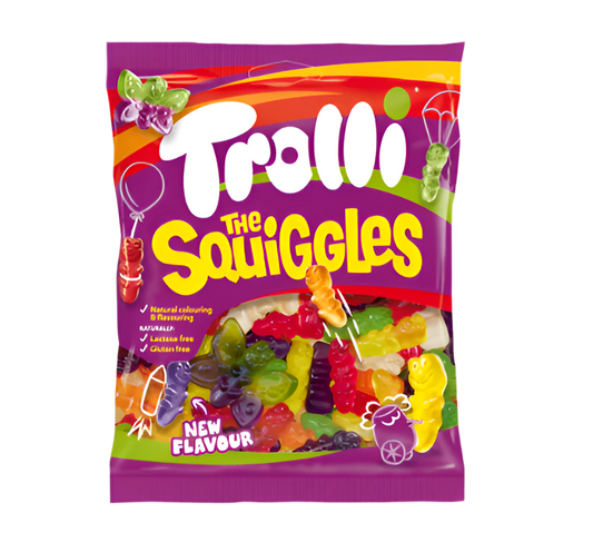 Trolli Butterfly Gummies – fruity gummy butterflies available at Exotrolley in Montreal Canada